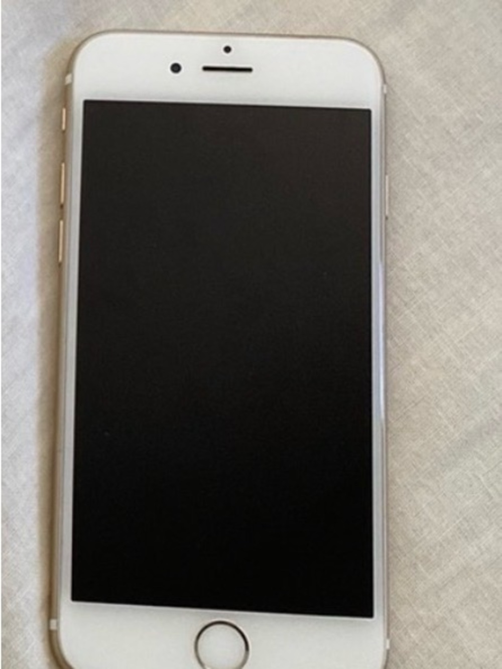 Apple iPhone 6 White Front with Gold Frame